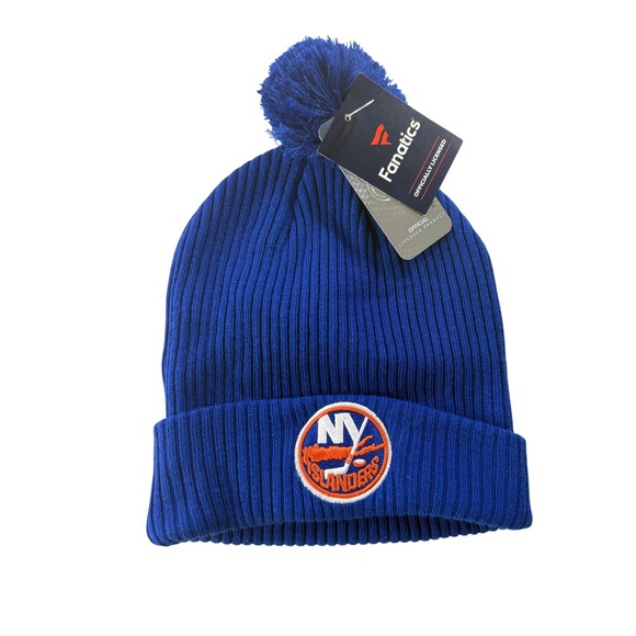 Fanatics Other - Fanatics NY Islanders Knit Pom Beanie Hat Officially Licensed NHL Unisex NEW
